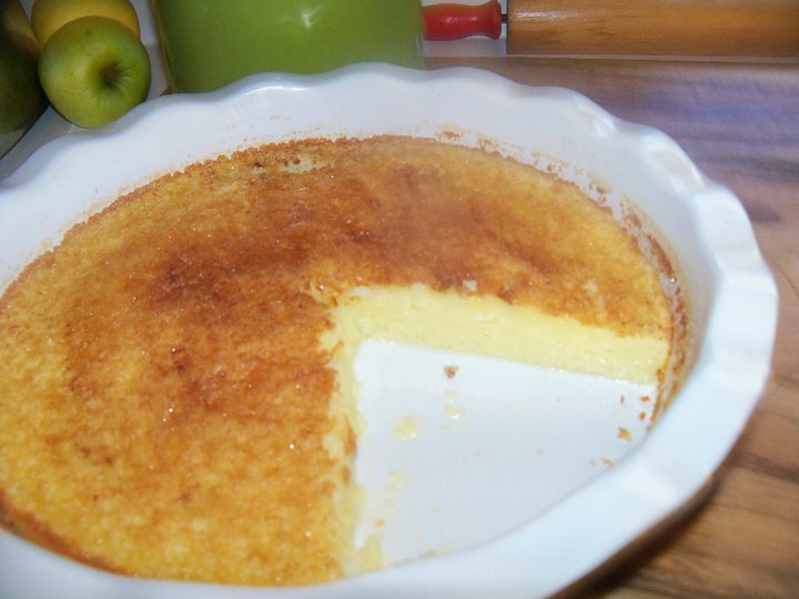 CRUST FREE IMPOSSIBLE BUTTERMILK PIE