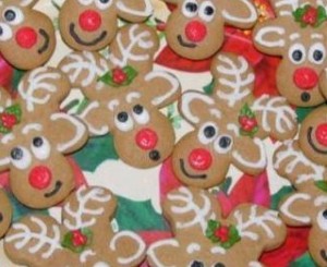 Upside Down Reindeer - Upside down gingerbread man becomes a reindeer